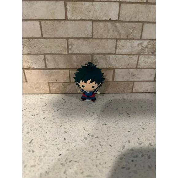 My Hero Academia Deku Izuku Midoriya Anime Figure Keychain Backpack Bag Clip 122 - Picture 1 of 2